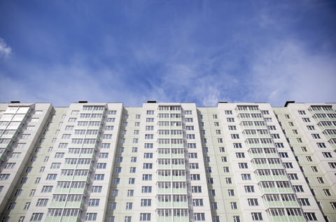 a low angle view of a building