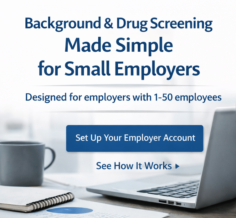Join small employers nationwide who trust The Screening Source, LLC for simple, compliant background and drug screening.